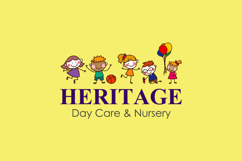 Designed logo for Heritage Day Care and Nursery