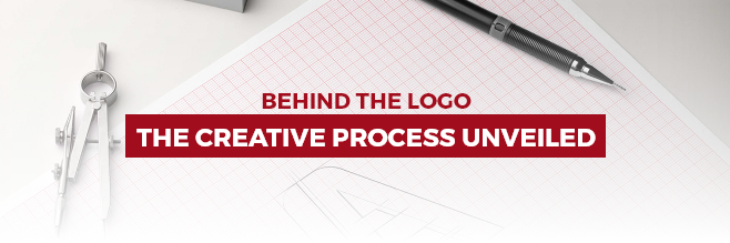 behind the logo