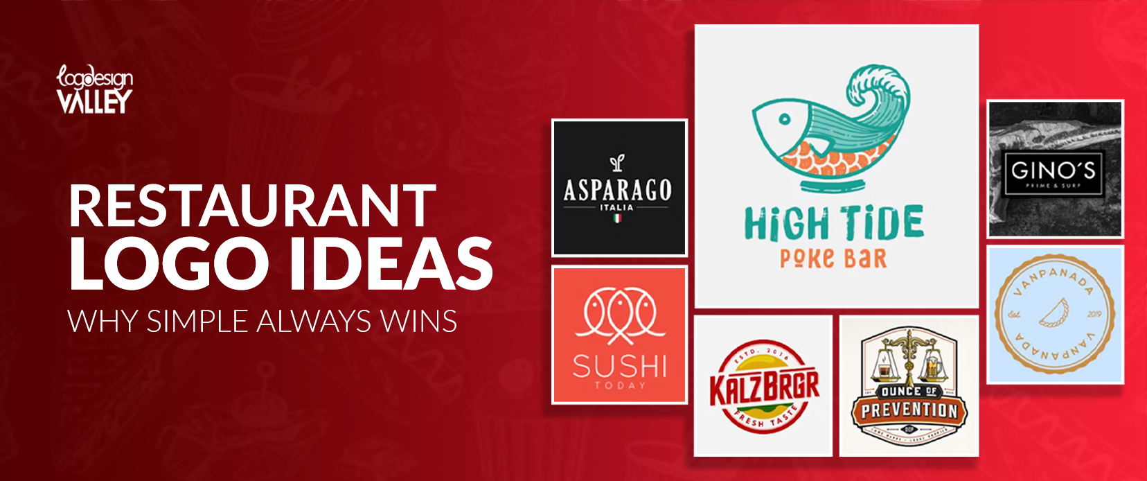 Restaurant logo ideas | How to make a restaurant logo | Logo Design Valley