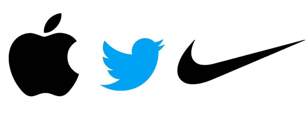 Apple logo | Twitter logo | Nike logo | Logomark | Logo Design Valley