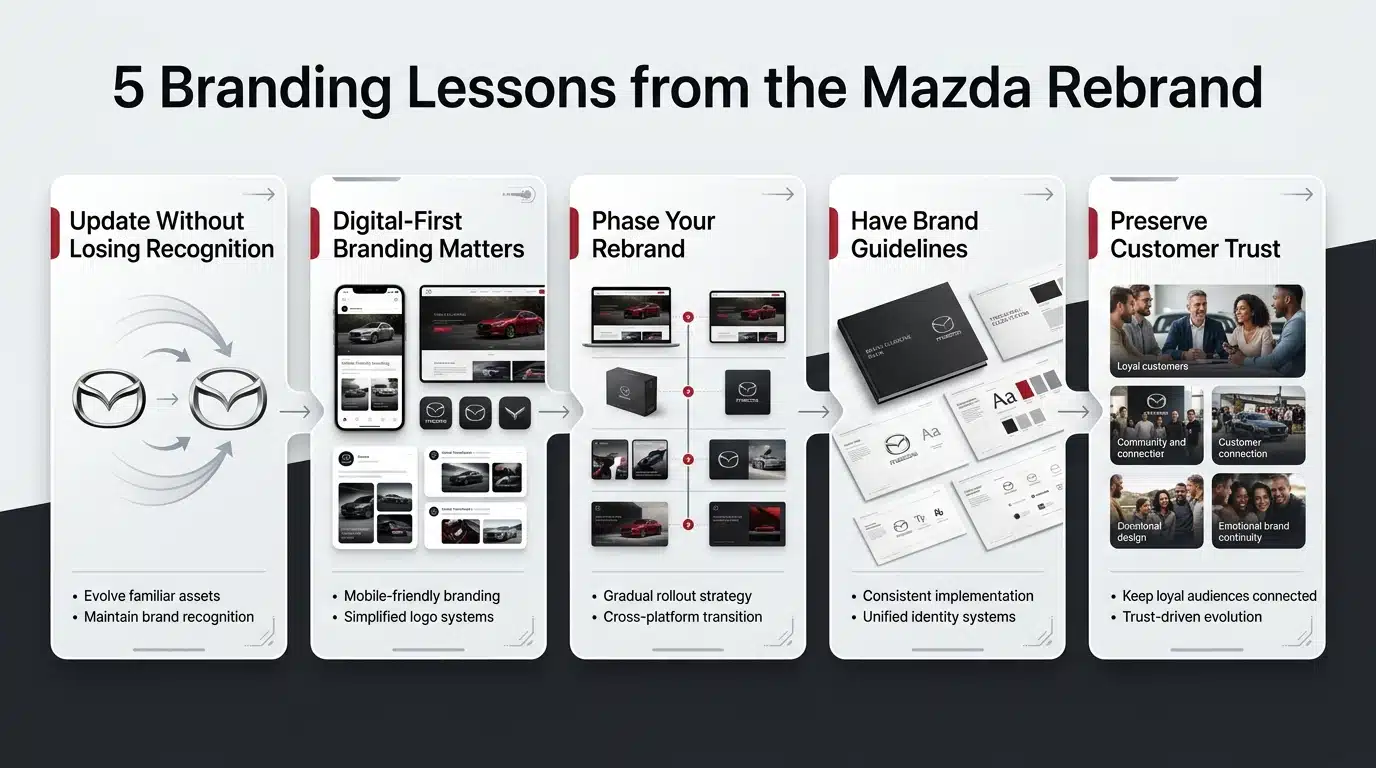 5 Branding Lesson from the Mazda - logo design services
