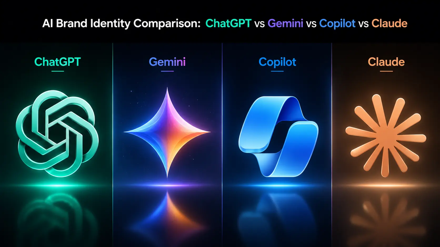 AI Brand Identity Comparision - logo design agency