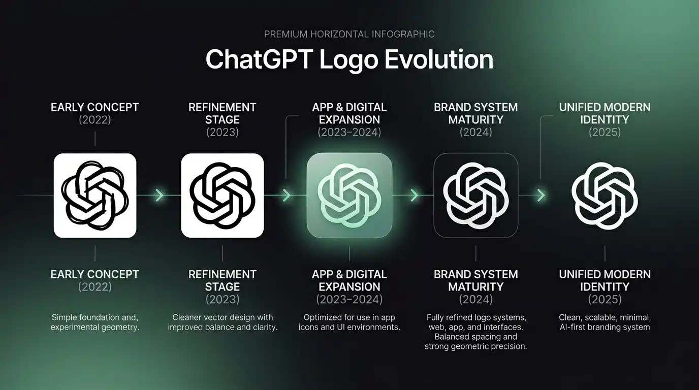 Chatgpt logo evolution - logo design services