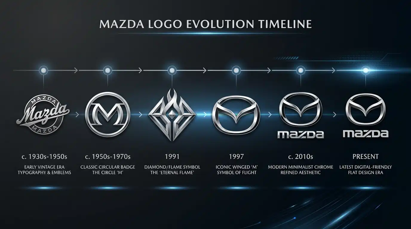 MAZDA LOGO EVOLUTION - LOGO DESIGN COMPANY