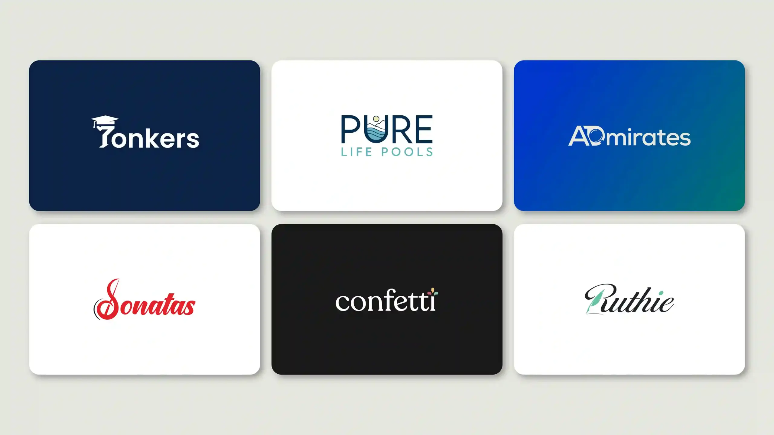 Wordmark logos - logo design company