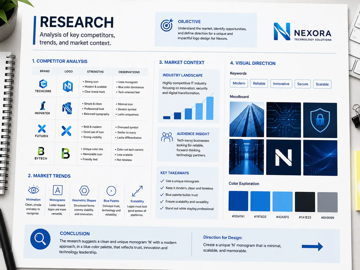 Logo research - logo design