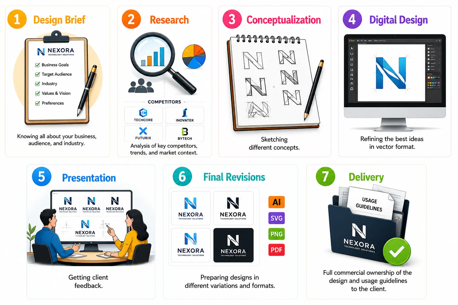 Logodesignprocess - Logo design agency