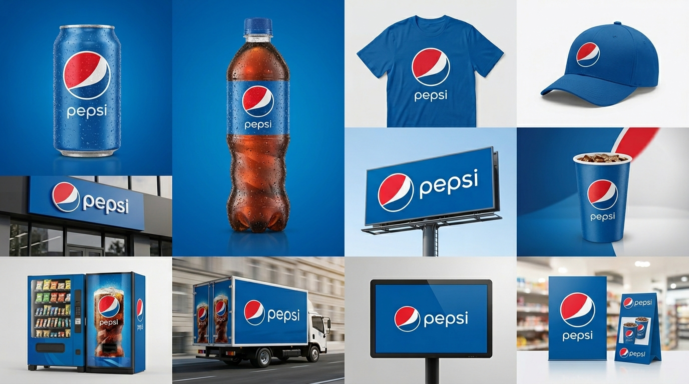 Pepsi 2008 logo - logo design company in USA