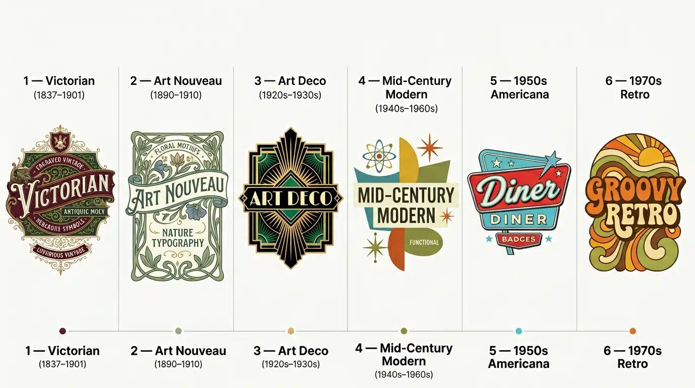 vintage logo designer - logo design firm