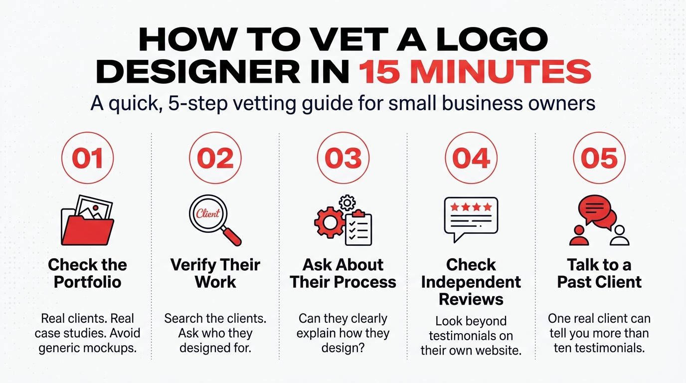 Vetting logo designers - Logo design services